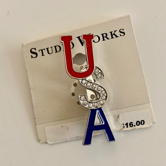 Studio Works Jewelry - USA pin
